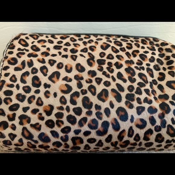 Juicy Couture Gold Lock Leopard Faux Fur Handbag - Picture 3 of 4
